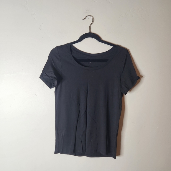 Quince Cotton Modal Scoop Neck Tee Size Medium - Picture 2 of 6